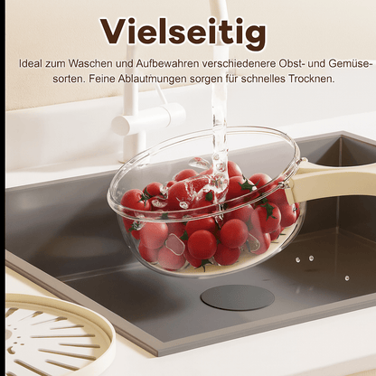 2 - in - 1 Abtropfkorb & Aufbewahrungsbox - wagnershop24.com