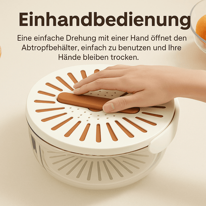 2 - in - 1 Abtropfkorb & Aufbewahrungsbox - wagnershop24.com