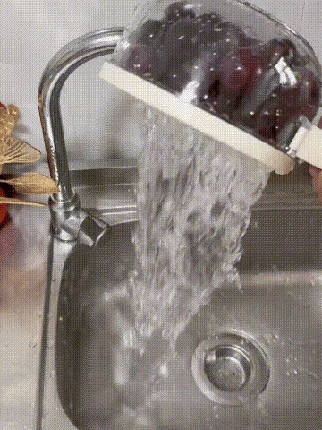 2 - in - 1 Abtropfkorb & Aufbewahrungsbox - wagnershop24.com