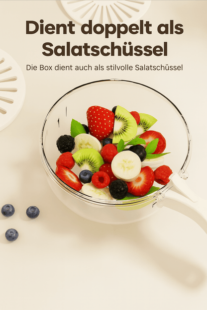 2 - in - 1 Abtropfkorb & Aufbewahrungsbox - wagnershop24.com