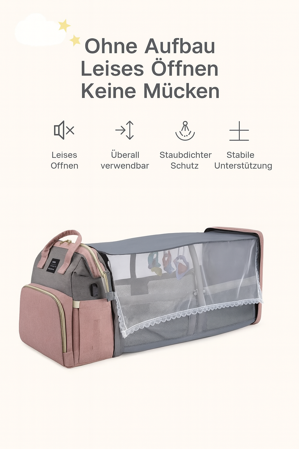 3-in-1 Babyreise-Rucksack - wagnershop24.com 