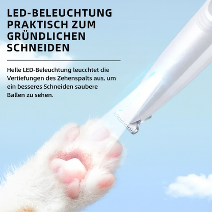 Hunde und Katzen Pfoten Schneider mit LED-Licht