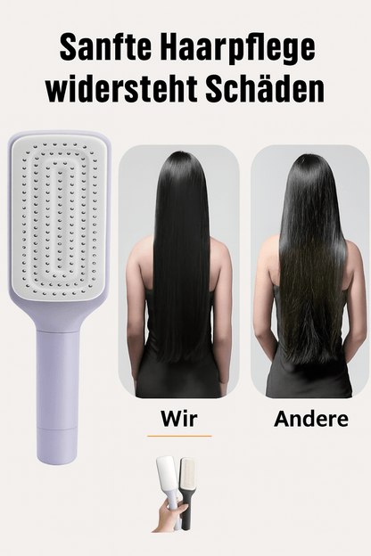 Haarbürste mit Selbstreinigungsfunktion - wagnershop24.com