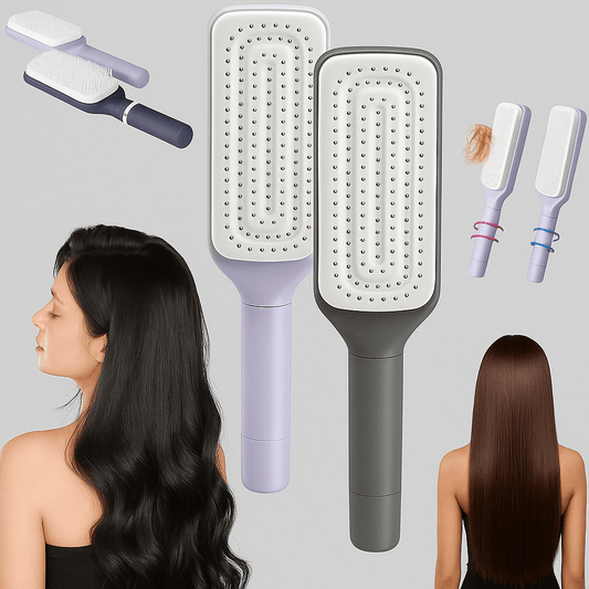 Haarbürste mit Selbstreinigungsfunktion - wagnershop24.com