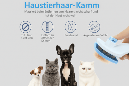 Hunde - und Katzen haarentfernungsbürste - wagnershop24.com