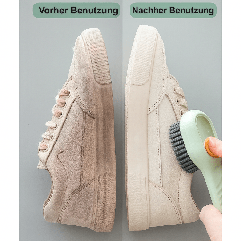 Multifunktionale Reinigungsbürste mit Seifenspender - wagnershop24.com