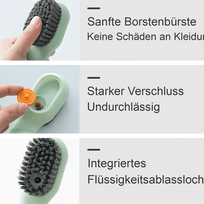 Multifunktionale Reinigungsbürste mit Seifenspender - wagnershop24.com