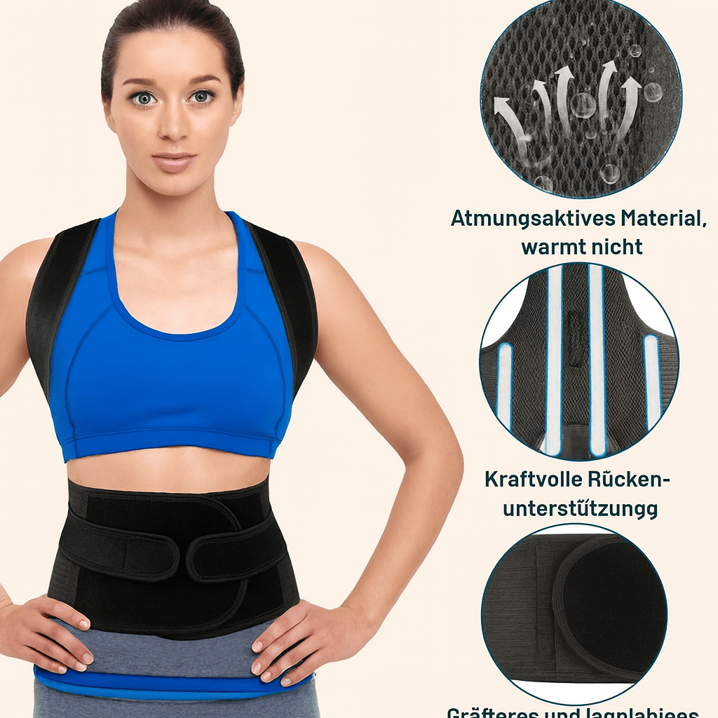Orthopädische Rückenstütze für Damen & Herren - wagnershop24.com