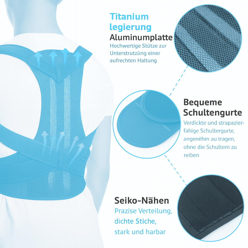 Orthopädische Rückenstütze für Damen & Herren - wagnershop24.com